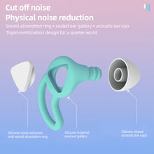 Load image into Gallery viewer, Removable Soundproof Fish Fin Silicone Earplugs Silicone Sleep Ear Plugs Soft Anti-Noise Sponge Sleeping Earplugs
