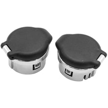 Load image into Gallery viewer, 2Pcs 12V Dash Power Outlet Cover Power Outlet Plug With Chrome Pop-out Knob Dash Cover For Silverado Tahoe Sierra 2007-2013 Cadillac 20983936