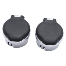 Load image into Gallery viewer, 2Pcs 12V Dash Power Outlet Cover Power Outlet Plug With Chrome Pop-out Knob Dash Cover For Silverado Tahoe Sierra 2007-2013 Cadillac 20983936