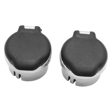 Load image into Gallery viewer, 2Pcs 12V Dash Power Outlet Cover Power Outlet Plug With Chrome Pop-out Knob Dash Cover For Silverado Tahoe Sierra 2007-2013 Cadillac 20983936