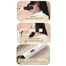 Load image into Gallery viewer, LCD Display Straight Hair Comb Negative Ion Multi-function Dual-purpose Hair Straightener Curling Iron Hair Styling Comb