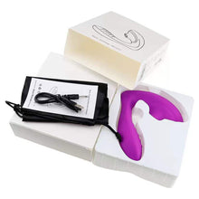 Load image into Gallery viewer, 2 in 1 Sucking Vibration Massage Stick 10 Frequency Wearable Waterproof Vagina Massager Masturbation Sex Toy