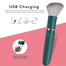 Load image into Gallery viewer, Makeup Brush Shaped Silicone Vibrator USB Charging 10 Frequency Vibration Masturbation Stick Women Sex Toy