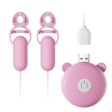 Load image into Gallery viewer, Soft Silicone Breast Clip Skin-friendly Delicate High-frequency Vibration Breast Massager Masturbator Women Sex Toy