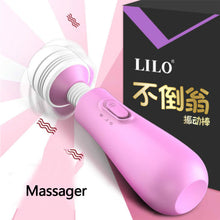Load image into Gallery viewer, Tumbler Silicone Vibrator Convenient Washable 360 ° Rotation Vibration Masturbation Stick Women Sex Toy