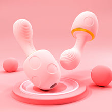 Load image into Gallery viewer, Mushroom Soft Silicone Sucking Vibrator Heating Waterproof 10 Frequency Sucking Vibration Masturbator Sex Toy
