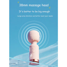 Load image into Gallery viewer, Mini Portable Silicone Vibrator Waterproof 10 Frequency Rechargeable Silent Vibration Masturbation Stick Sex Toy