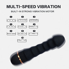 Load image into Gallery viewer, Soft Skin-friendly Silicone Vibrator 10 Frequency Waterproof Strong Vibration Quiet Masturbator Massager Sex Toy