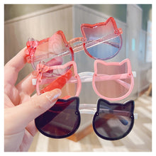 Load image into Gallery viewer, Children Sunglasses UV Resistant Cute Cat Sunglasses Fashionable Colorful Outdoor Sunglasses for Girls