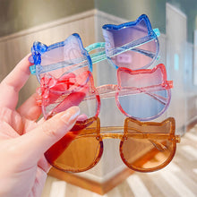 Load image into Gallery viewer, Children Sunglasses UV Resistant Cute Cat Sunglasses Fashionable Colorful Outdoor Sunglasses for Girls