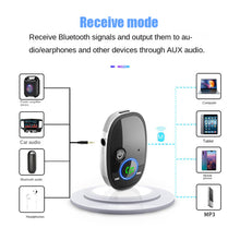 Load image into Gallery viewer, BR06 Bluetooth Receiver Car Bluetooth Hands-free 3.5mm AUX Audio Amplifier Wireless Audio Receiver for Speakers