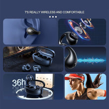 Load image into Gallery viewer, T75 Wireless Earbuds Ear-Clip Bluetooth Headphones Stereo Bass Sports Headset Bone Conduction Earphone with Mic