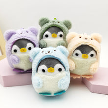Load image into Gallery viewer, Cute Cartoon Penguin Stuffed Plush Dolls Toys Key Ring Bag Pendant Kids Toy Birthday Gifts Mini Animal Plush Doll Keychain