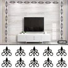 Load image into Gallery viewer, 10pcs Wall Border Acrylic Mirror Sticker Wall Art Home DIY Decoration Mirror Wall Stickers Home Office Decor 7*7cm/12*12cm