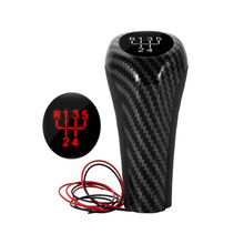 Load image into Gallery viewer, 5/6 Speed Car Gear Shift Knob with LED Backlight Shifter Lever Handle Stick For BMW X1 X3 X5 M5 E39 E60 E61 E46 E82 E87 E90 E91 E92