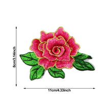 Load image into Gallery viewer, Embroidery Flower Patch Applique DIY Crafts Stiker for Dress Bag Clothes Accessories Badges Sew On DIY Clothing Accessories