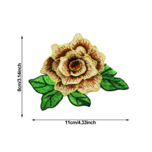 Load image into Gallery viewer, Embroidery Flower Patch Applique DIY Crafts Stiker for Dress Bag Clothes Accessories Badges Sew On DIY Clothing Accessories