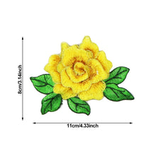 Load image into Gallery viewer, Embroidery Flower Patch Applique DIY Crafts Stiker for Dress Bag Clothes Accessories Badges Sew On DIY Clothing Accessories