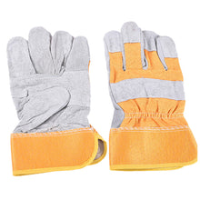 Load image into Gallery viewer, BC Cowhide Lengthened Electric Welding Working Gloves Resist High Temperature Flame Retardant Wear Resistant Welder Yellow Cloth Protection Gloves