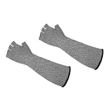 Load image into Gallery viewer, Outdoor Class 5 Anti-Cutting Half-Finger Gloves Anti-Puncture Wear Elbow Protection Gardening Glass Repair Safety Protective Labor Gloves