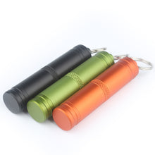 Load image into Gallery viewer, 1PC Capsule Outdoor Aviation Aluminum Alloy Waterproof Can EDC Portable Pill Sealed Box Outdoor Survival Emergency Water Bottle
