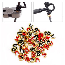 Load image into Gallery viewer, 5PCS Archery Universal Positioning Copper Buckle Composite Bow String D Ring Positioning Fixed Arrow Point Shooting Bow String Accessories