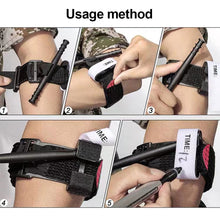 Load image into Gallery viewer, Outdoor Portable Cat Rotary Tourniquet Combat Military Metal Rod Arterial Emergency Tourniquet One-Hand Operation Field Survival Rescue Equipment
