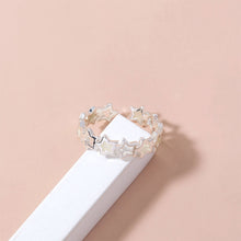 Load image into Gallery viewer, Fluorescent Luminous Hollow Star Ring Glow Pentagram Opening Adjustable Ring Simple Alloy Ring Jewelry