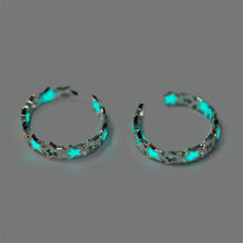 Load image into Gallery viewer, Fluorescent Luminous Hollow Star Ring Glow Pentagram Opening Adjustable Ring Simple Alloy Ring Jewelry