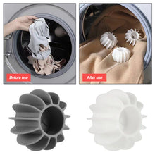 Load image into Gallery viewer, 6*4cm Silicone Laundry Ball Reusable Clothes Cleaning Anti-tangle Tool Pet Hair Remover Washing Machine Cat Hair Catcher Laundry Ball