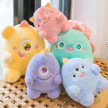 Load image into Gallery viewer, Cute Big Eyes Monster Plush Doll Girl Cartoon Dinosaur Stuffed Toy Kawaii Plush Doll Gifts Room Decor