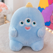 Load image into Gallery viewer, Cute Big Eyes Monster Plush Doll Girl Cartoon Dinosaur Stuffed Toy Kawaii Plush Doll Gifts Room Decor