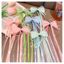 Load image into Gallery viewer, Bow Tie Ribbon Children Hair Clip Sweet Lovely Girl Multicoloured Bowknot Hairpin Versatile Hair Accessory