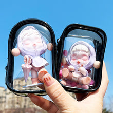 Load image into Gallery viewer, Portable Transparent PVC Mystery Box Organizer Box Keychain Chain Bag Mystery Toy Storage Boxes for Doll Toy Zipper Pouch