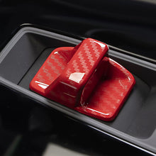 Load image into Gallery viewer, Carbon Fiber Car Gear Shift Head Knob Cover Texture Sticker Decoration Auto Interior Accessories For Audi A7 15-18 A6L 16-18
