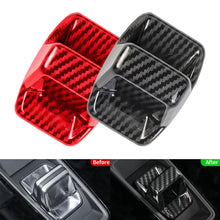 Load image into Gallery viewer, Carbon Fiber Car Gear Shift Head Knob Cover Texture Sticker Decoration Auto Interior Accessories For Audi A7 15-18 A6L 16-18