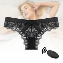 Load image into Gallery viewer, Lace Underwear with Vibrator Remote Control Vibrating Pantie Rechargeable Masturbator Panty Sex Toys for Women Female Underwear Vibrator