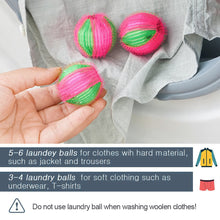 Load image into Gallery viewer, 6pcs Pet Hair Remover for Laundry Lint Remover Washing Machine Balls Reusable Dryer Nylon Balls Dogs Cats Hair Lint Remover