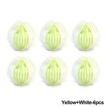 Load image into Gallery viewer, 6pcs Pet Hair Remover for Laundry Lint Remover Washing Machine Balls Reusable Dryer Nylon Balls Dogs Cats Hair Lint Remover