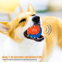 Load image into Gallery viewer, Pet Dog Interactive Ball Toy Squeaky Bite Resistant Chewing Balls Toy TPR Training Fetching Balls Molar Toys Pet Supplies