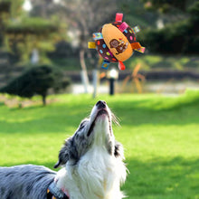 Load image into Gallery viewer, Interactive Ball Dog Toy for Aggressive Chewers Training Decompress Bite Resistant Plush Handle Dog Toys with Bells Pet Supplies