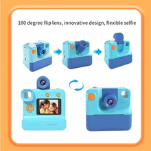 Load image into Gallery viewer, Kids Instant Camera Print Camera For Children Camera 1080P HD Digital Camera Photo Paper Child Toy Camera For Christmas Gift