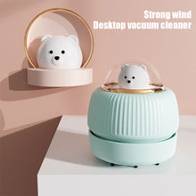 Load image into Gallery viewer, Mini Space Bear Wireless Handheld Vacuum Cleaner Office Desk Keyboard Vacuum Cleaner Household Portable Desktop Vacuum Cleaner