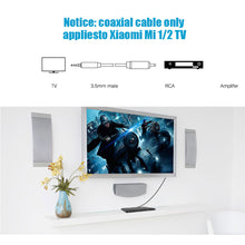 Load image into Gallery viewer, RCA 3.5MM Jack Aux Cable Stereo Digital Coaxial Audio Line Applies Mi TV 1st / 2nd Generation Versions
