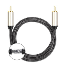 Load image into Gallery viewer, Digital Audio Cable Coaxial Digital Audio Cable Gold-Plated Subwoofer Cable Male To Male SPDIF Stereo Audio Cable For Home