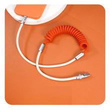 Load image into Gallery viewer, 120W Fast Charging Cable Retractable Aluminum Alloy PD Charging Cable USB C Data Cable for Samsung Galaxy OPPO Xiaomi Huawei 2m