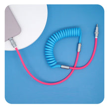 Load image into Gallery viewer, 120W Fast Charging Cable Retractable Aluminum Alloy PD Charging Cable USB C Data Cable for Samsung Galaxy OPPO Xiaomi Huawei 2m