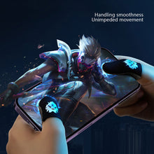 Load image into Gallery viewer, Gaming Finger Sleeve Breathable Fingertips For PUBG Mobile Games Touch Screen Finger Cots Cover Sensitive Mobile Touch Gloves