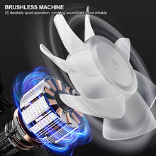 Load image into Gallery viewer, 12V/24V Car Rearview Mirror Fan Small Car Large Truck USB Cooling Electric Double-head Fan