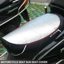 Load image into Gallery viewer, Motorcycle Seat Sun Pad Cover Summer Sunshade Heat Insulation Cushion Motorcycle Waterproof Anti-slip Protection